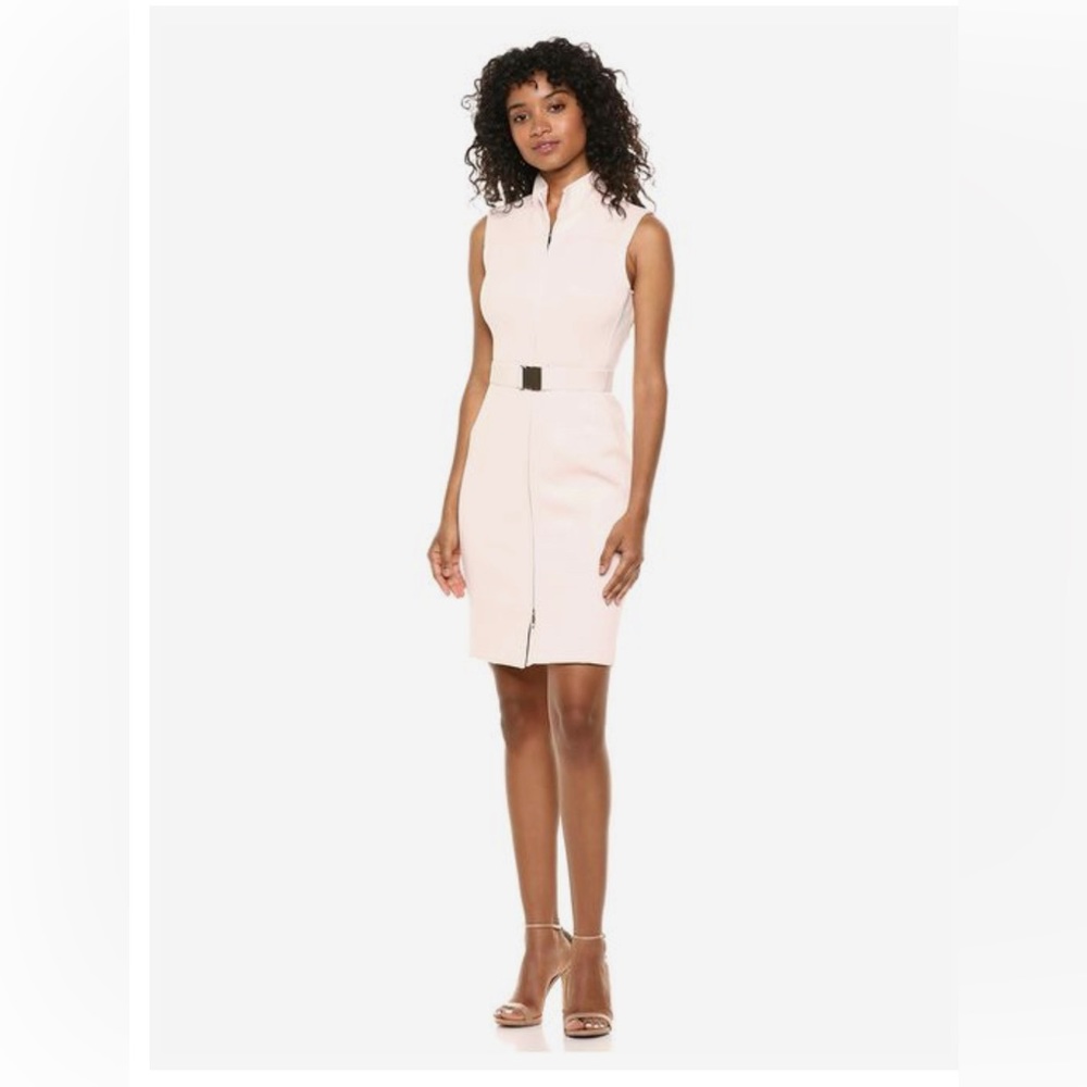 Tommy Hilfiger Women's Classic Scuba Zip Up Dress